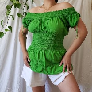 Cotton Salsa Off The Shoulder Top